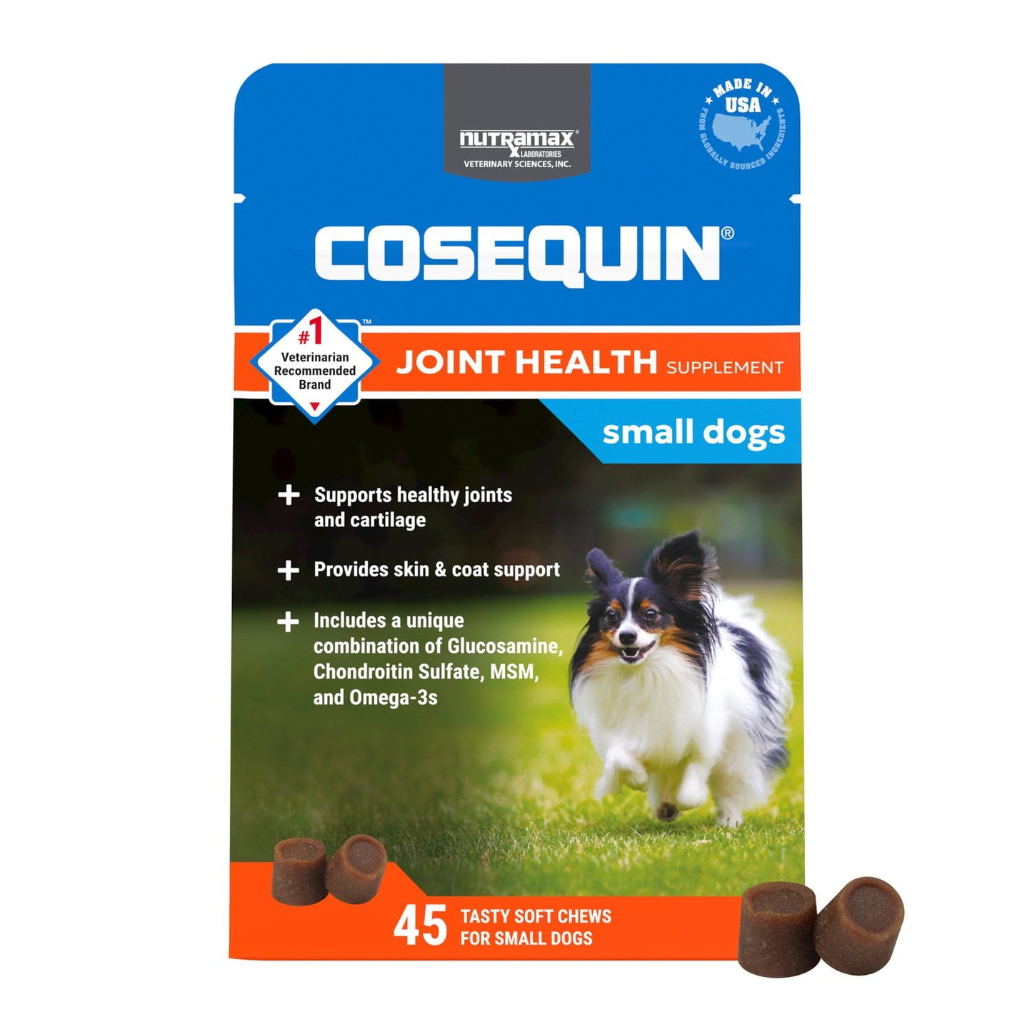 Nutramax Cosequin Minis Maximum Strength Joint Health Supplement 45 Soft Chews