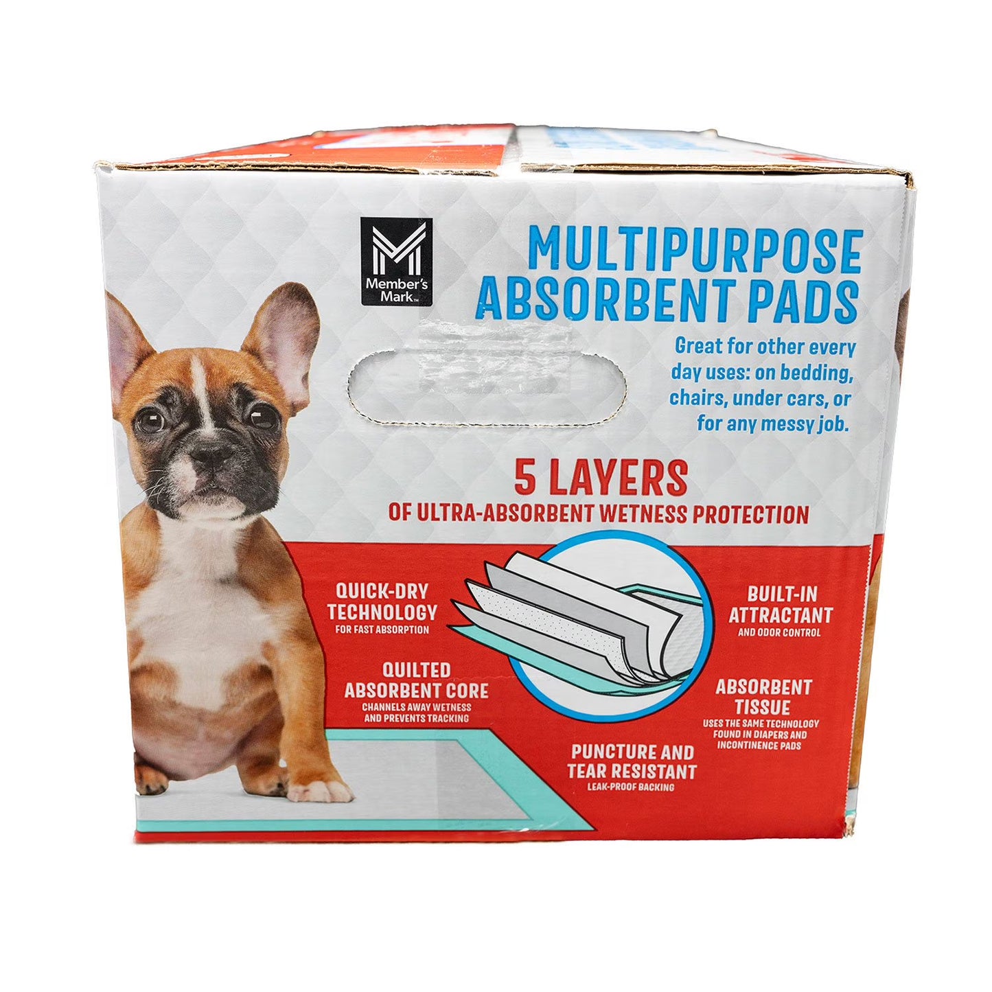 Member's Mark Multipurpose Ultra Premium Absorbent Pads, 23" x 24", 120 ct.