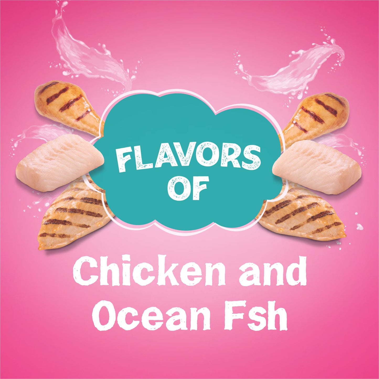 Friskies Land & Sea Adventures, Chickn and Ocean Fish Flavored, Adult Dry Cat Food, 32 lbs