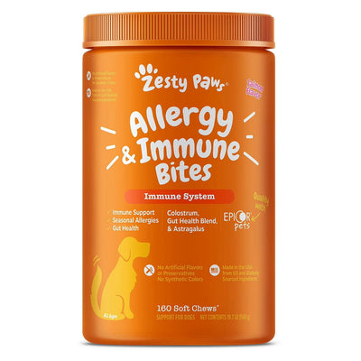 Zesty Paws Allergy Immune Salmon 160 ct