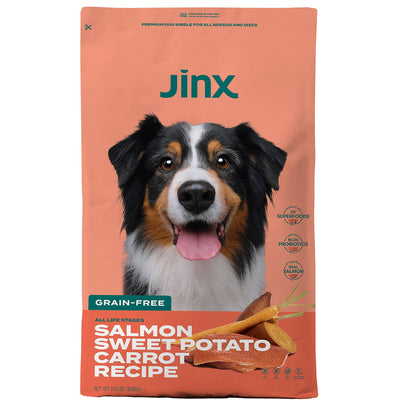 Jinx Salmon Sweet Potato Carrot Grain Free Dry Dog Food 23.5 lbs