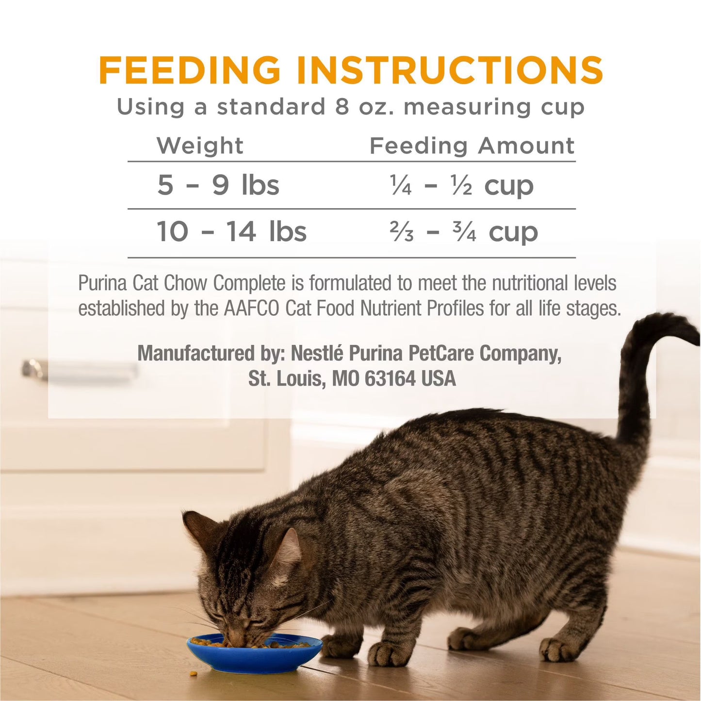 Purina, Cat Chow Complete, Chicken Flavored, Dry Cat Food, 25 lbs