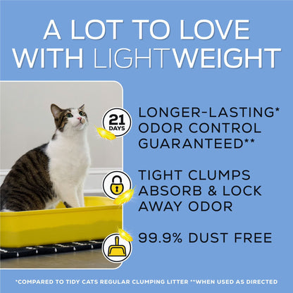 Purina Tidy Cats Multi-Cat Light Weight Clumping Cat Litter, 19.5 lbs.