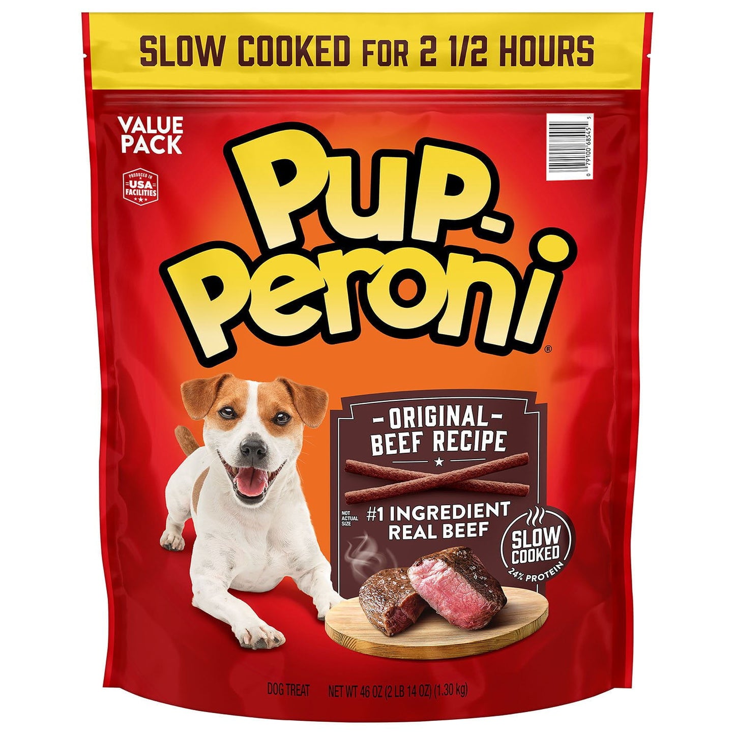 Pup-Peroni Dog Snacks Original Beef Flavor 46 oz