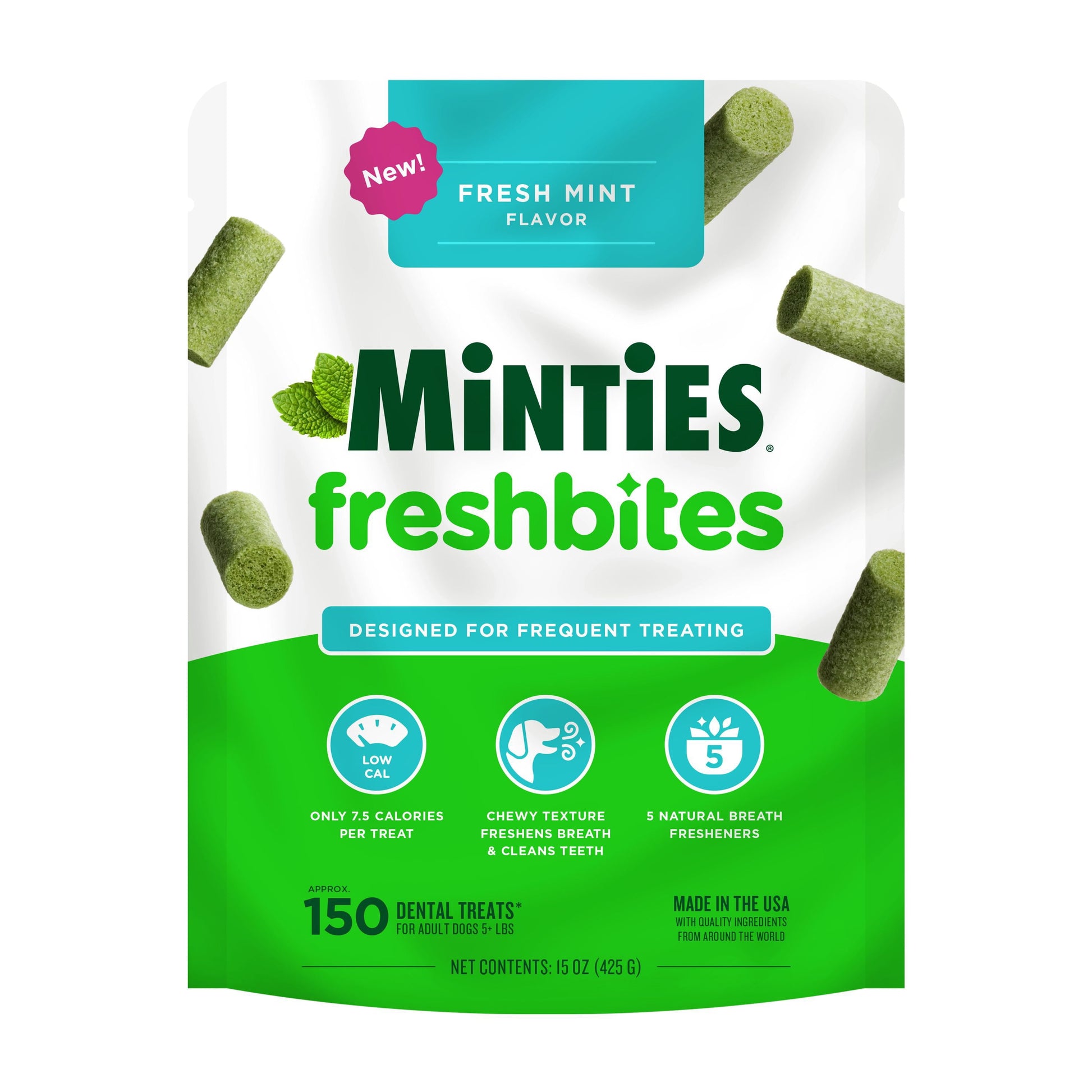 Minties Fresh Bites 15oz dog dental treats