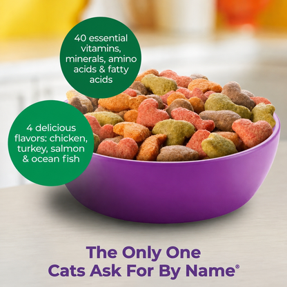 Meow Mix, Original Choice Flavor Adult Dry Cat Food, Heart Healthy & Oral Care Formula, 32 lbs.