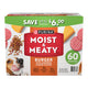 Purina Moist & Meaty Burger with Cheddar Cheese Flavor Adult Dog Food, 6 oz., 60 ct.