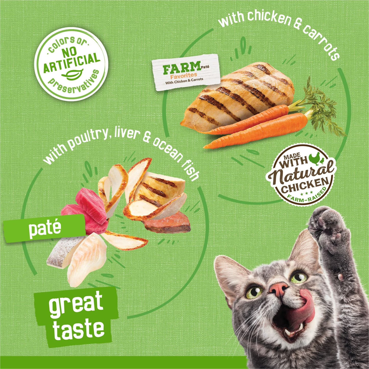 Purina Friskies Variety Pack, Adult Pate Wet Cat Food, 5.5 oz., 60 ct