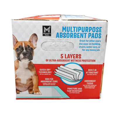 Member's Mark Multipurpose Ultra Premium Absorbent Pads, 23" x 24", 120 ct.