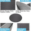 Cat Litter Mat Double Layer Waterproof Urine Proof Trapping Gray Mat 1 Pack (24x15 Inch (Pack of 1)