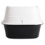 Arm & Hammer Rimmed Cat Litter Box with High Sides and Microban, Made in USA