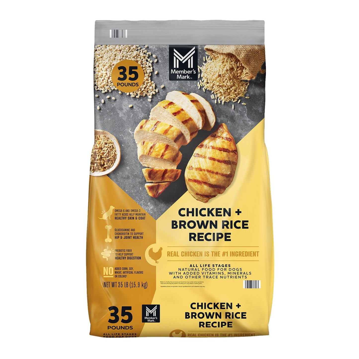 Member's Mark Chicken and Brown Rice Dry Dog Food 35 lbs