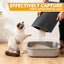 Cat Litter Mat Double Layer Waterproof Urine Proof Trapping Black Mat 1 Pack (24x15 Inch (Pack of 1)