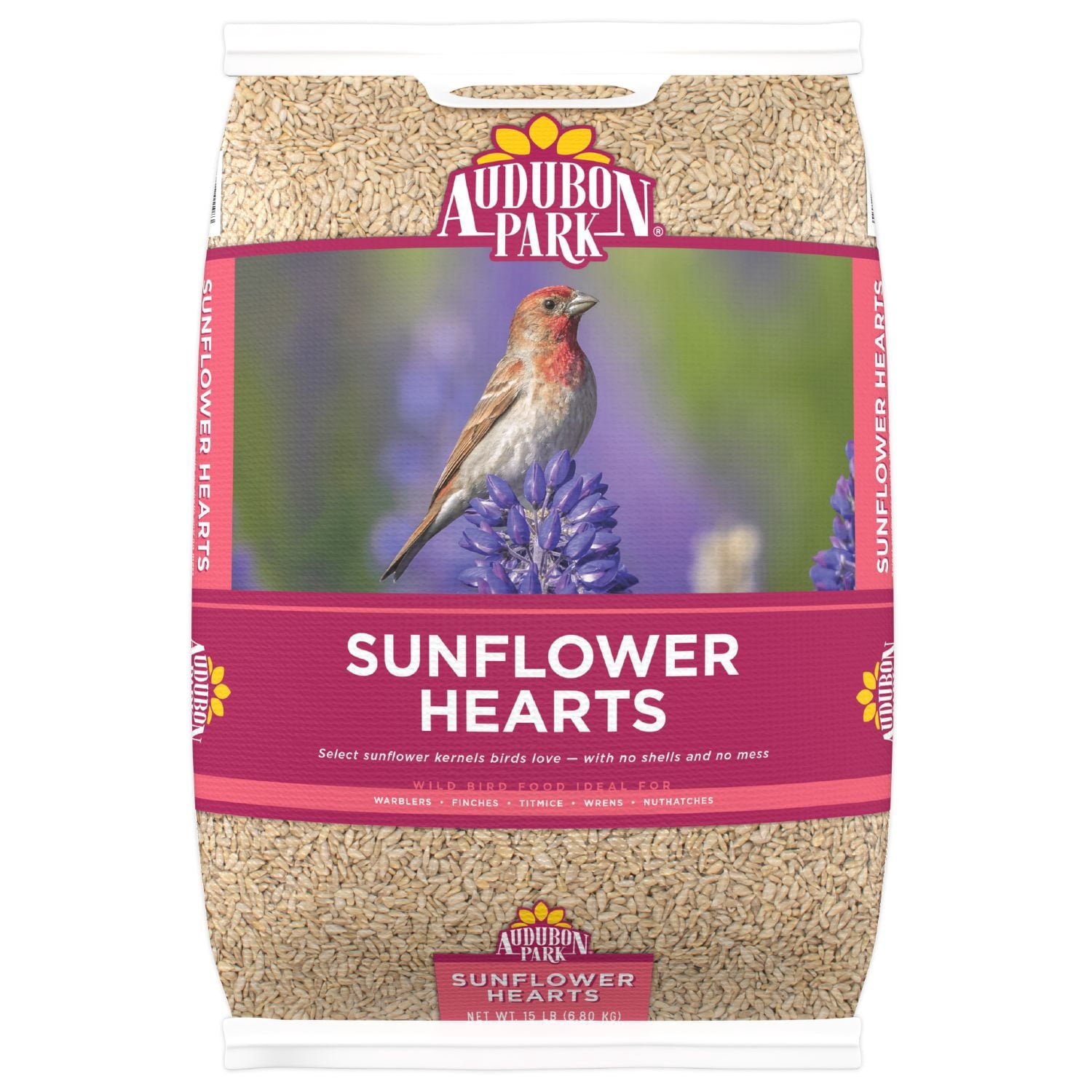 Audubon Park Sunflower Hearts Wild Bird Food 15 lb.