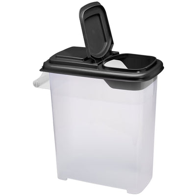 Food Storage and Dispenser, Black, 32 qt.
