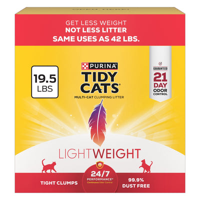 Purina Tidy Cats Multi-Cat Light Weight Clumping Cat Litter 19.5 lbs