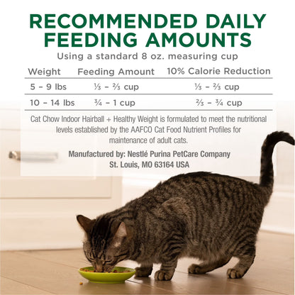 Purina, Cat Chow, Chicken Indoor Adult Dry Cat Food, Hairball and Healthy Weight, 25 lbs.