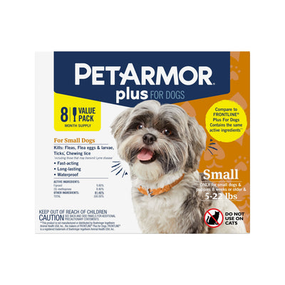 PetArmor Plus Topical Flea and Tick Prevention for Dogs 8-Month Supply