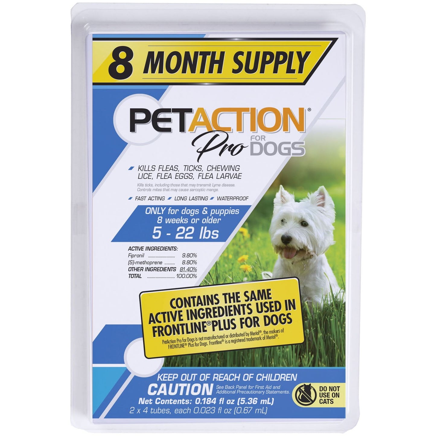 PetAction Pro for Dogs 8 Doses