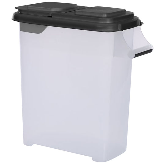 Food Storage and Dispenser, Black, 32 qt.