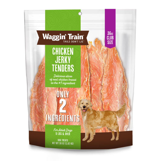 Waggin Train Chicken Jerky Dog Treats, 36 oz